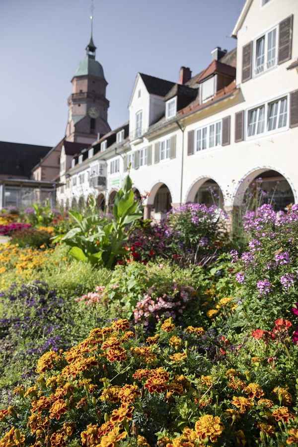 Sommer auf dem Marktplatz in Freudenstadt